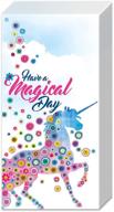 ✨ unicorn starbursts 10 count 4-ply pocket facial tissues, 3 pack - magical day edition logo