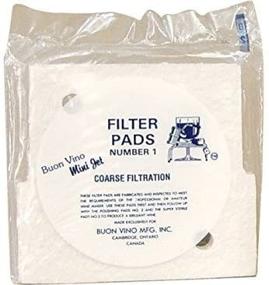 img 3 attached to 🍷 Enhance Your Wine Filtration with Buon Vino FIL22 Mini Jet Filter Pads (3) - Coarse