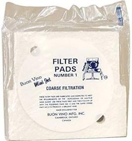 img 2 attached to 🍷 Enhance Your Wine Filtration with Buon Vino FIL22 Mini Jet Filter Pads (3) - Coarse