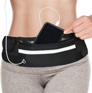 🏃 adjustable running belt - fanny pack for men and women - running phone holder & water bottle belt logo