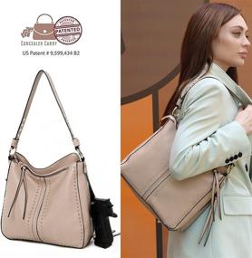 img 2 attached to 👜 Stylish Leather Crossbody Bags for Women: Montana West Concealed Carry Purse & Handbag Options