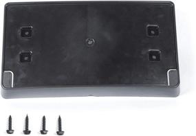 img 4 attached to Voodonala Jeep JL Front License Plate Mounting Bracket - 2018-2020 Jeep JL JLU & Gladiator JT, ABS Black