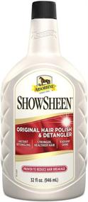 img 4 attached to 🌟 32oz Refill Bottle of Absorbine ShowSheen Hair Polish & Detangler: Promote Healthy Hair Growth and Achieve a Radiant Shine for Your Mane, Tail & Coat