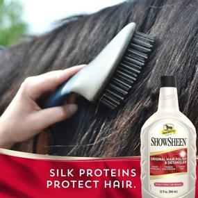 img 1 attached to 🌟 32oz Refill Bottle of Absorbine ShowSheen Hair Polish & Detangler: Promote Healthy Hair Growth and Achieve a Radiant Shine for Your Mane, Tail & Coat