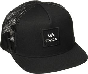 img 3 attached to Детская бейсболка RVCA Boys Trucker черно-белого цвета: стильные и функциональные аксессуары для мальчиков