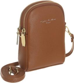 img 4 attached to 👜 Stylish Vegan Leather Small Crossbody Sling Bags: Perfect Cell Phone Purse for Women & Teen Girls