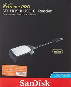 img 2 attached to 💨 High-Speed SanDisk Extreme PRO SD UHS-II USB-C Reader - SDDR-409-G46: Unleash Lightning-Fast Transfers