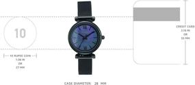 img 2 attached to Миниатюрные часы Fossil Carlie для женщин со серебристым оттенком кварцевого механизма: элегантный стиль с нержавеющей сталью