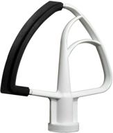 🧇 tilt-head stand mixer flat beater attachment - enhanced with flex scraping edge - kitchenaid compatible logo