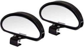 img 4 attached to 🚗 Универсальные автомобильные зеркала для слепых зон от WildAuto - зеркало широкого угла с возможностью настройки для повышенной видимости