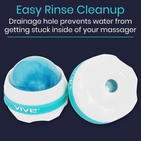 img 3 attached to 🌟 Vive Massage Roller Ball (2-Pack) - Mini Manual Massager for Athletes and Sore Muscle Pain Relief, Relaxing Therapy for Full Body Recovery, Arms, Legs, Back, and Foot