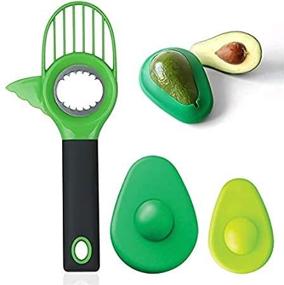 img 4 attached to Jupswan Avocado Slicer Cutter Green Second