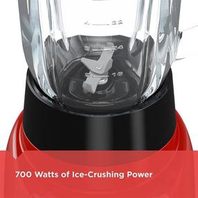 img 2 attached to 🔴 BLACK+DECKER 6-Cup Glass Jar Countertop Blender, 10-Speed Settings, BL1210RG - Red