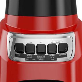 img 3 attached to 🔴 BLACK+DECKER 6-Cup Glass Jar Countertop Blender, 10-Speed Settings, BL1210RG - Red