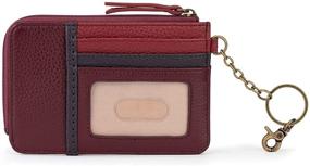 img 3 attached to 👜 Iris Wallet Mahogany Snake Block: Chic Handbags & Wallets for Women