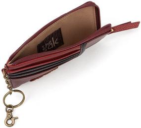 img 2 attached to 👜 Iris Wallet Mahogany Snake Block: Chic Handbags & Wallets for Women