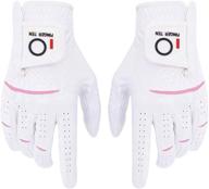 finger ten womens ladies gloves logo