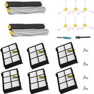 🧹 yokyon replacement parts kit for irobot roomba 800 and 900 series - 805 860 870 871 880 890 960 980 981 985 vacuum cleaner accessories - debris extractor set, side brush, and hepa filters логотип