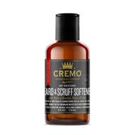 cremo reserve blend beard scruff softener: 30-second coarse facial hair softening & conditioning solution - 6oz logo