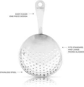 img 3 attached to 🍸 Viski Professional Stainless Steel Cocktail Strainer