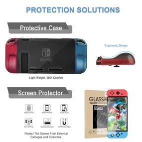 img 2 attached to Ultimate Nintendo Switch Accessories Bundle: Carrying Case, Charging Dock, Games Case & More!