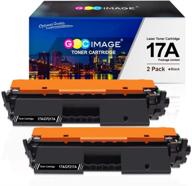 gpc image replacement toner cartridge for hp 17a cf217a - compatible with laserjet pro m102w m130nw m130fw m130fn m102a m130a series printer - pack of 2 black cartridges logo