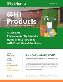 img 2 attached to 🐾 OleyHemp OH! Small Pet Hemp Bedding - Ideal for Hamsters, Rabbits, Chickens, Birds, Rats, Reptiles - 100% Natural, Biodegradable &amp; Made in the USA - Exceptional Absorbency Compared to Clay