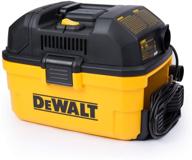 🔶 dewalt dxv04t портативный пылесос мокро/сухой 4 галлонов, желтый логотип