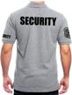 gs eagle security embroidery collar 3x large men's clothing logo
