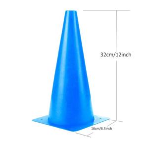 img 4 attached to ⚽️ Enhancing Soccer Skills with Plastic Training Traffic Cones