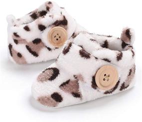 img 2 attached to 👢 BENHERO Cozy Fleece Winter Booties - Stylish Baby Girls' Apparel & Accessories