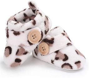 img 1 attached to 👢 BENHERO Cozy Fleece Winter Booties - Stylish Baby Girls' Apparel & Accessories