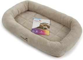 img 4 attached to 🐾 TrustyPup Luxury Liner Bolstered Crate Mat Small 65078-99975-004