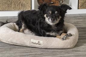 img 2 attached to 🐾 TrustyPup Luxury Liner Bolstered Crate Mat Small 65078-99975-004