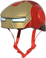 step into the marvel universe with the bell iron man hero helmet for kids (ages 5-8), featuring striking red design! logo