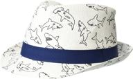 🎩 stylish flap happy fedora ocean medium boys' accessories: perfect for a fashionable look! logo