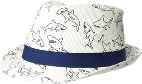 img 4 attached to 🎩 Stylish Flap Happy Fedora Ocean Medium Boys' Accessories: Perfect for a Fashionable Look!