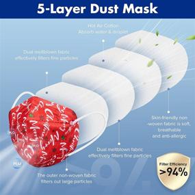 img 3 attached to Disposable Protective Anti PM2 5 Individually Breathable