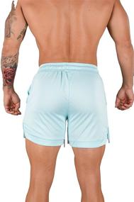 img 1 attached to 💪 YoungLA Turquoise Drawstring Bodybuilding Men's Clothing: The Ultimate Active-wear for Dynamism