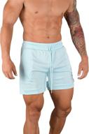 💪 youngla turquoise drawstring bodybuilding men's clothing: the ultimate active-wear for dynamism logo