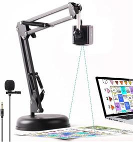 img 4 attached to 📷 TAUSFILA 8MP USB Webcam & Document Camera with Lavalier Microphone for Teachers, High Definition Camera for Distance Learning, Virtual Teaching & Remote Work on Windows, Mac, Chromebook