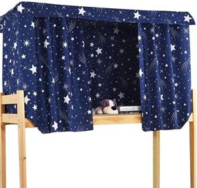 img 1 attached to 🛏️ Heidi Student Dormitory Bed Canopy Single Sleeper Bunk Bed Curtain - Blackout Cloth Mosquito Nets Bedding Tent