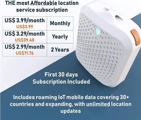 img 2 attached to 📍 New! Tack GPS Location Tracker with FCC Certification, Extended 30-Day Battery Life, and Affordable Monthly Fee - Wonder Case for Pets, Children, Alzheimer's Patients, Dogs, Cats, Bikes, Cars, Vehicles, Motorcycles. GPS, WiFi, Cellular Connectivity.