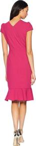 img 1 attached to Betsey Johnson Women's Scuba Ruffle Dresses - Trendy Women's Clothing Collection