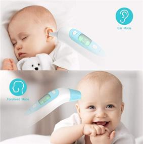 img 1 attached to Mosen Baby Thermometer: Fever Ear and Forehead Thermometer, for Kids and Adults, 4 Modes, Digital Infrared Thermometro for Body, Surface, and Room