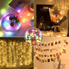 img 3 attached to FREECUBE LED Smart Photo Clip String Lights: RGB Color Changing, 32.8ft, Works with Alexa & Google Home - Perfect for Bedroom, Wedding, Party, Christmas Decorations