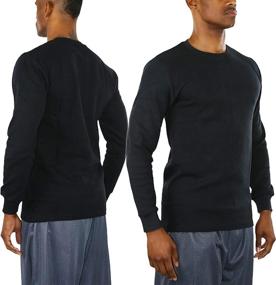 img 2 attached to ToBeInStyle Heavy Thermal Sleeve Crewneck Sports & Fitness in Other Sports