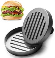 🍔 ideal seo-optimized product name: "amy burger press - premium non-stick hamburger patty maker for uniform quarter pound or large 1/3 pound stuffed pocket burgers - best aluminum presser as bbq gift logo