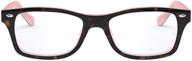 ray-ban kids' ry1531 square prescription 👓 eyeglass frames: stylish and practical frames for children logo