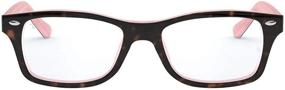 img 4 attached to Ray-Ban Kids' Ry1531 Square Prescription 👓 Eyeglass Frames: Stylish and Practical Frames for Children
